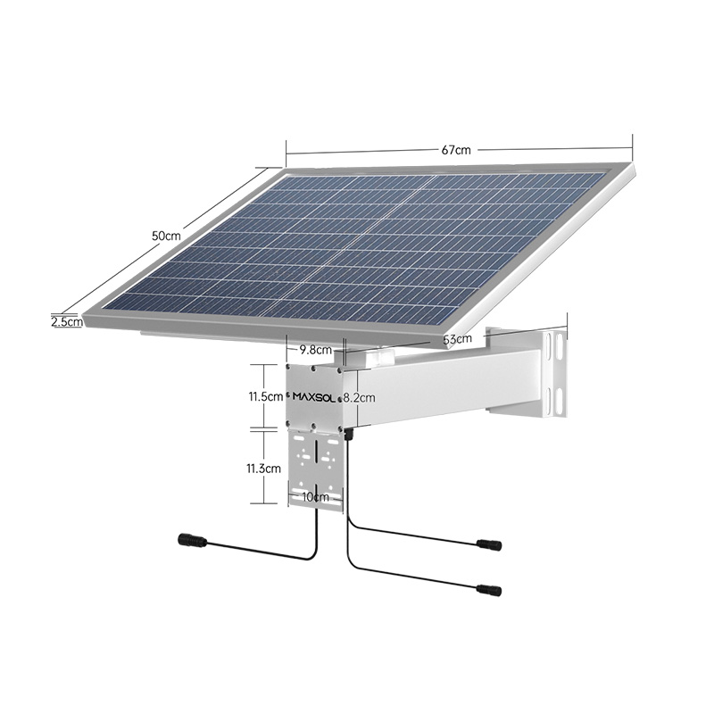 60W Solar Power System with 384Wh LiFePO4 Battery